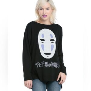 Spirited Away Her Universe Studio Ghibli No-Face size small black sweater